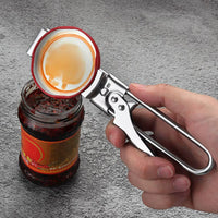 Multifunktions Deckelöffner Edelstahl – Glas- & Schraubdeckelöffner für die Küche Bild 3