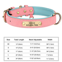 Personalisiertes Hundehalsband mit Gravur – PU-Leder, Namensschild & ID-Tag Bild 12