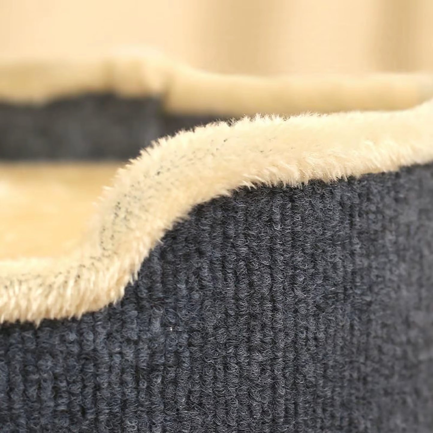 2-Layer Cat House Cat Cave for Indoor Cats Rectangular Cat House Hanging Toy Indoor