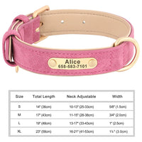 Personalisiertes Hundehalsband mit Gravur – PU-Leder, Namensschild & ID-Tag Bild 7